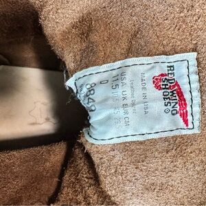 Red Wing Shoes  dark Brown leather Boots